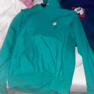 Green Champion Hoodie